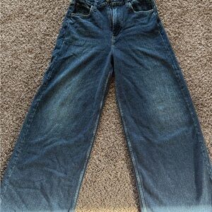 Rag & Bone Miramar Sofie High Waist Ankle Wide Leg Terry Sweatpant Jeans